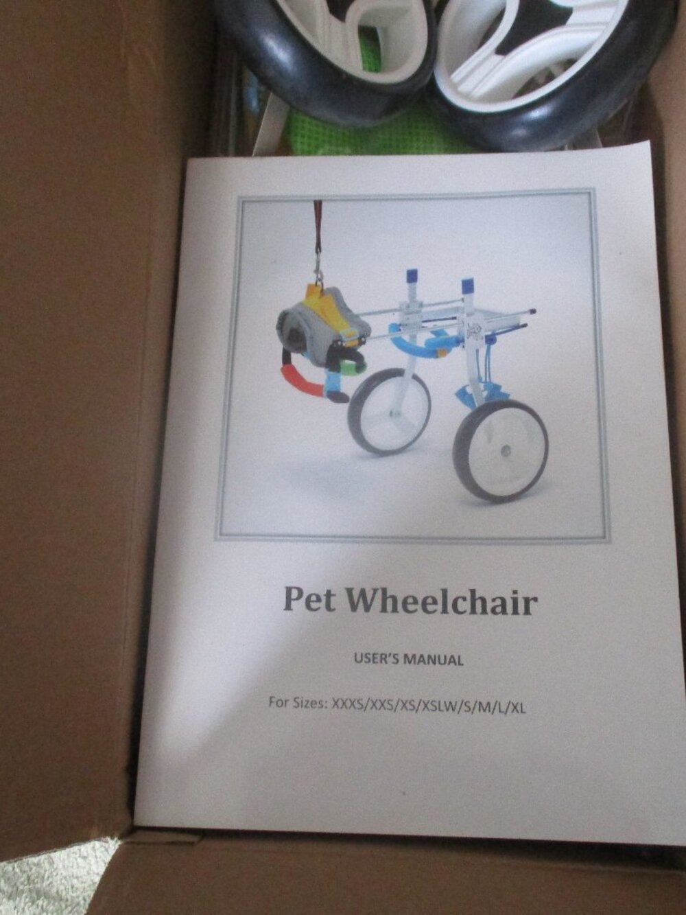 Unused Pet Wheel chair For Small Dog